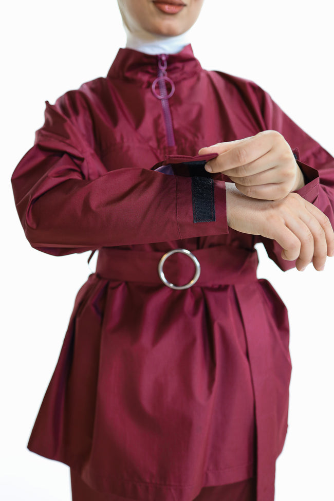 Maroon Belted Burkini