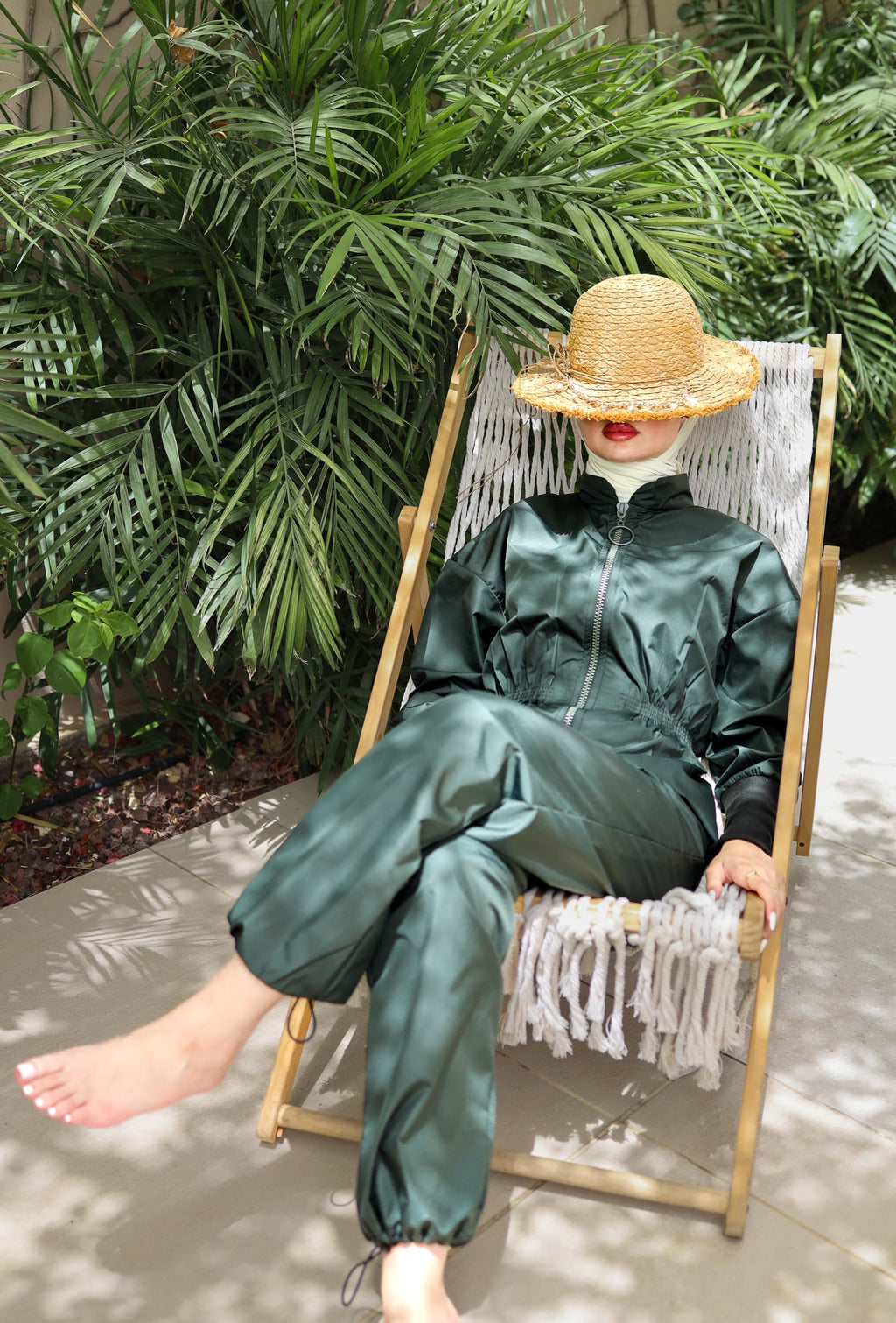 Olive Green Full Jumpsuit