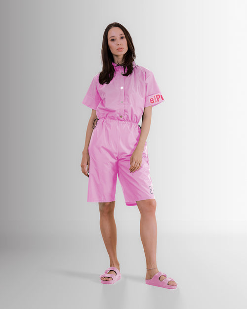 Pink Short Jumpsuit